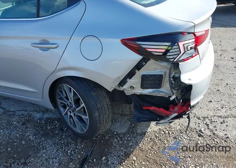 2019 Hyundai Elantra Limited from USA, damaged, VIN KMHD84LF8KU738167